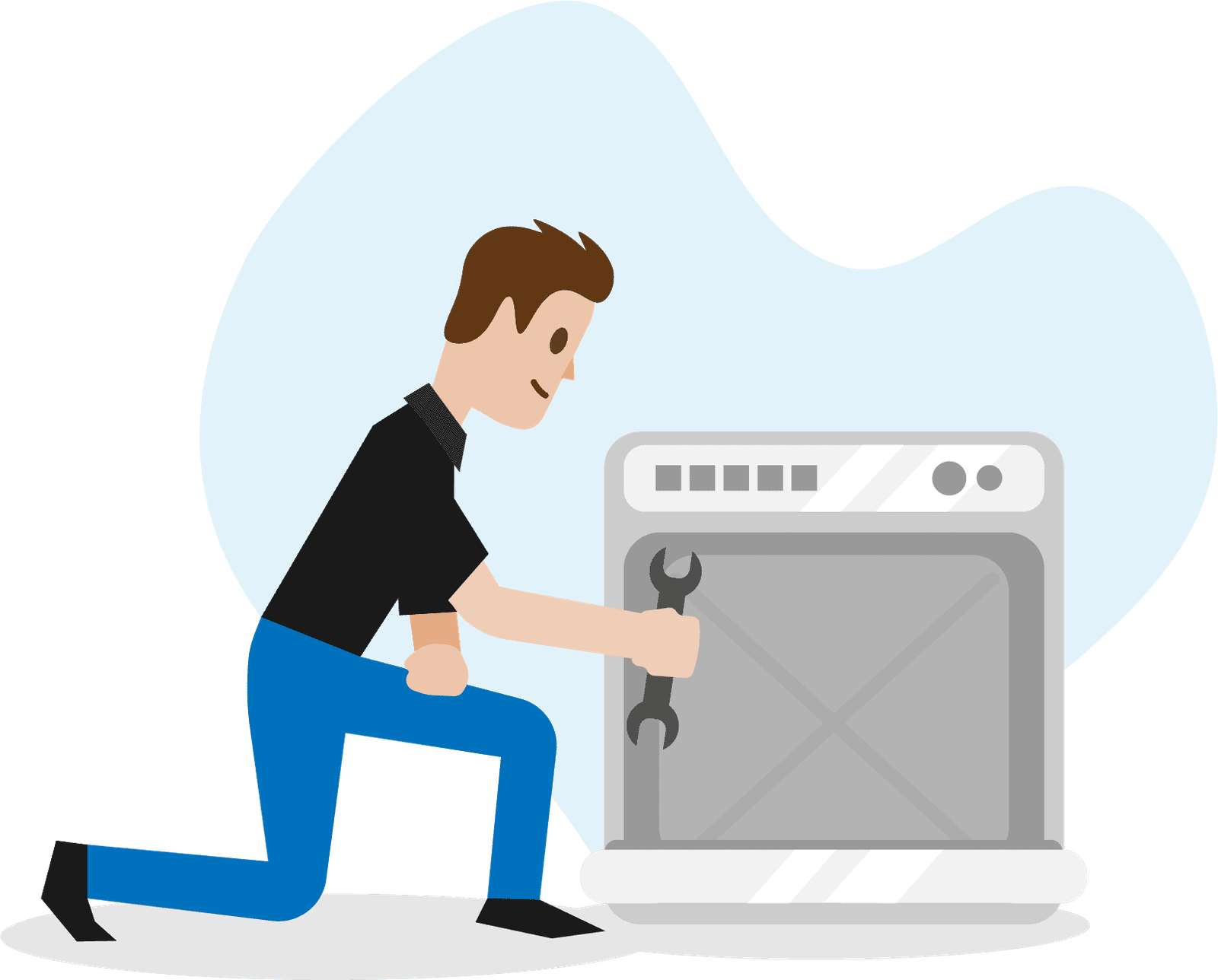 appliance repairman dishwasher