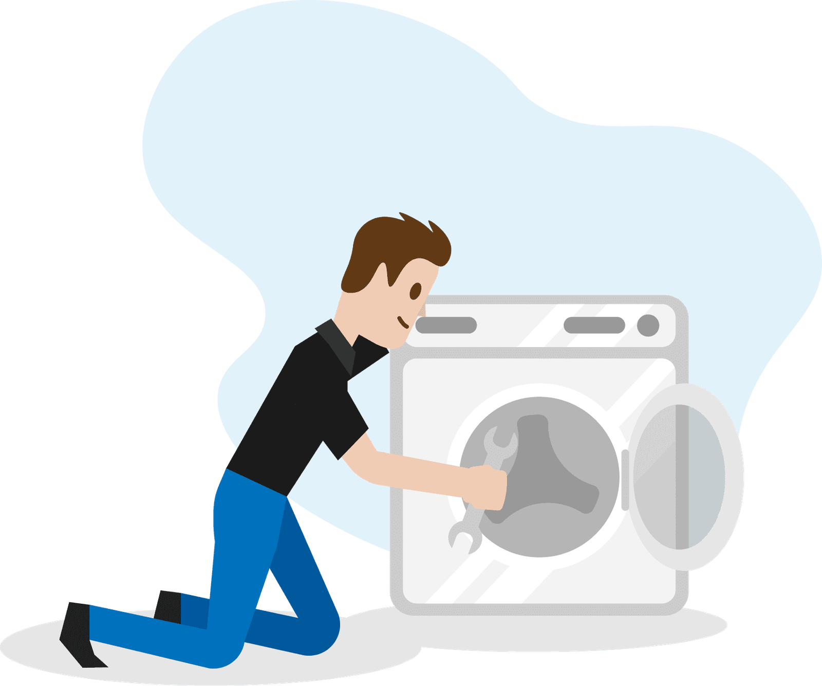 appliance repairman washer