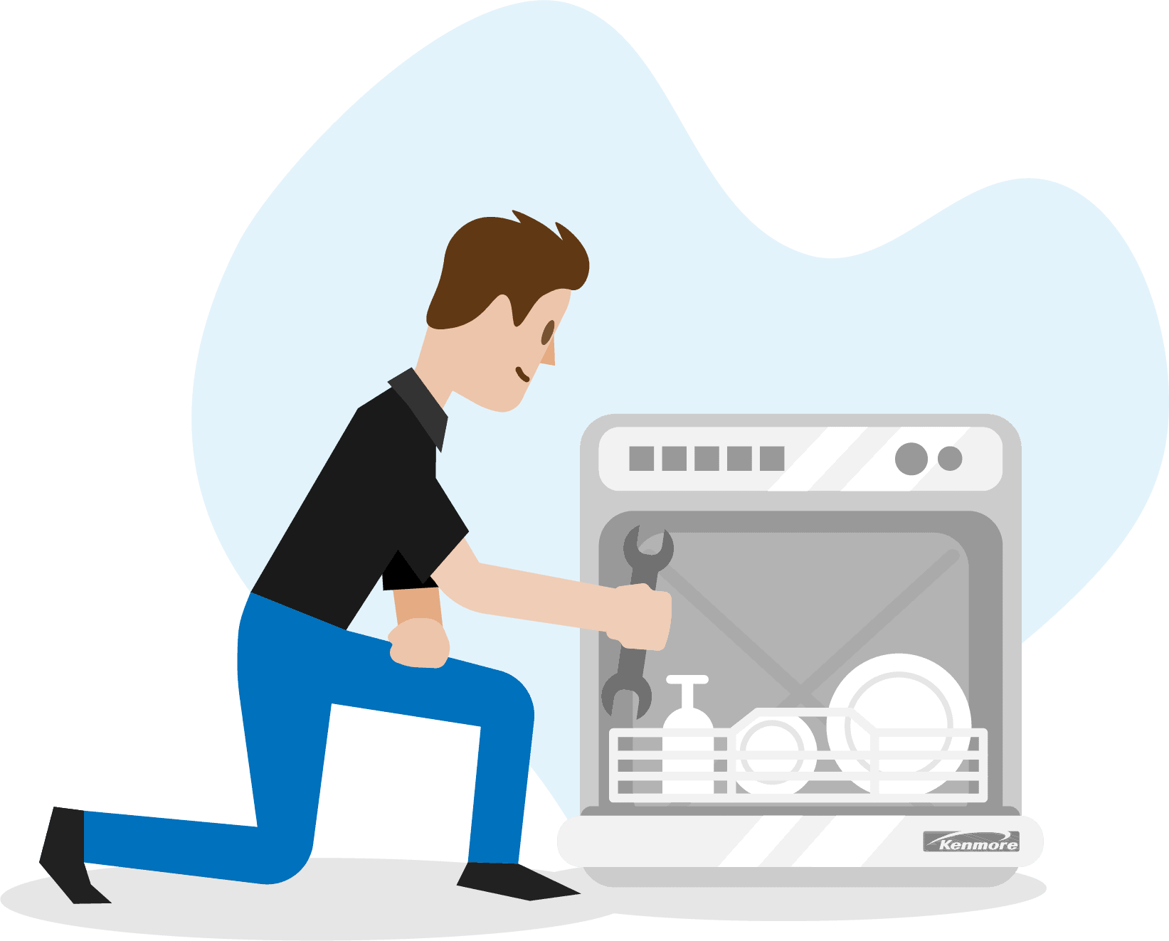 kenmore dishwasher repair
